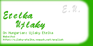 etelka ujlaky business card
